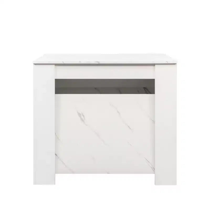 Grande table console extensible multifonctionnelle, table à manger pour 5-8 personnes