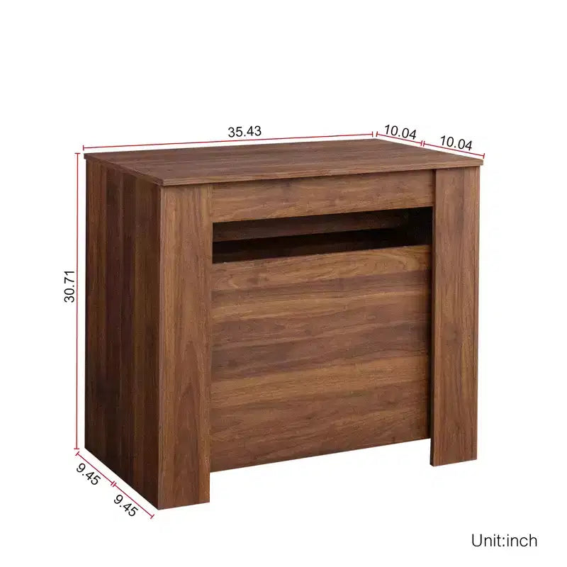 Grande table console extensible multifonctionnelle, table à manger pour 5-8 personnes