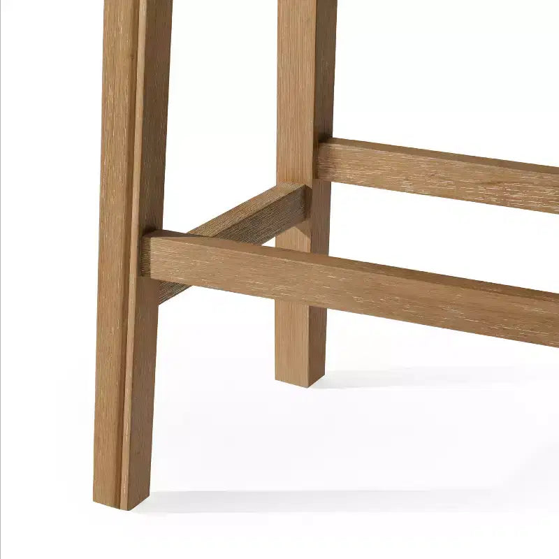 Tabouret de comptoir sans dossier avec revêtement en tissu