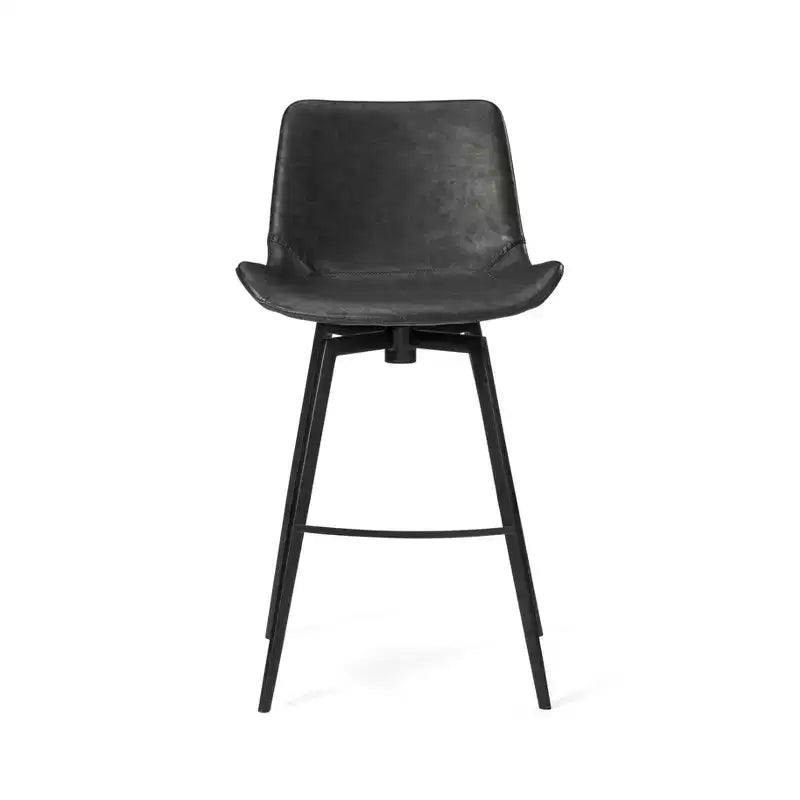 Tabouret de comptoir Victor en similicuir 26