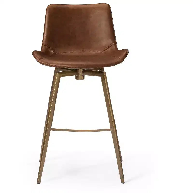 Tabouret de comptoir Victor en similicuir 26