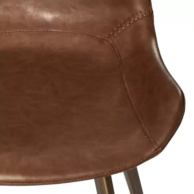 Tabouret de comptoir Victor en similicuir 26