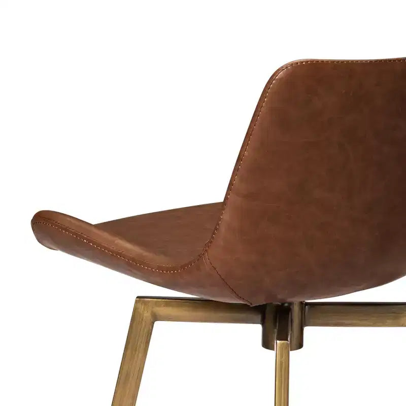Tabouret de comptoir Victor en similicuir 26