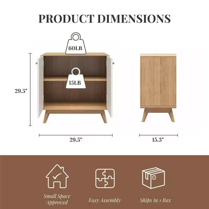 Meuble d'appoint de style scandinave