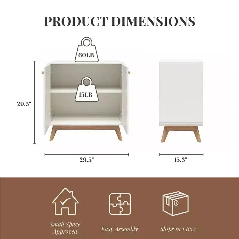 Meuble d'appoint de style scandinave