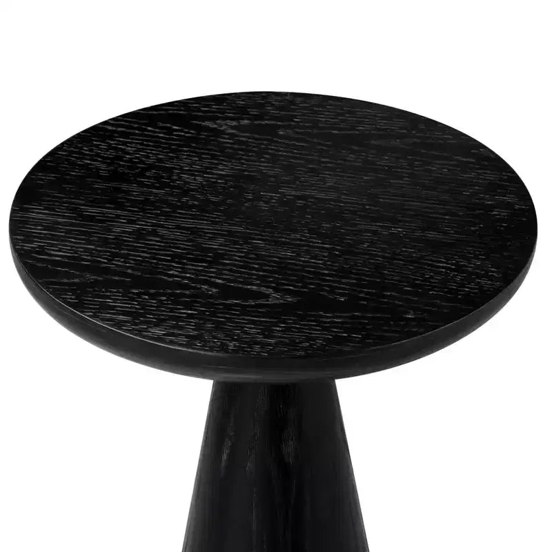 Table basse ronde rustique en bois