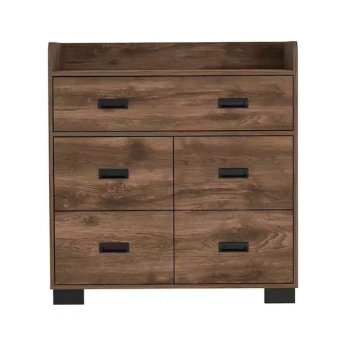 Commode 4 tiroirs avec un tiroir double, commode moderne