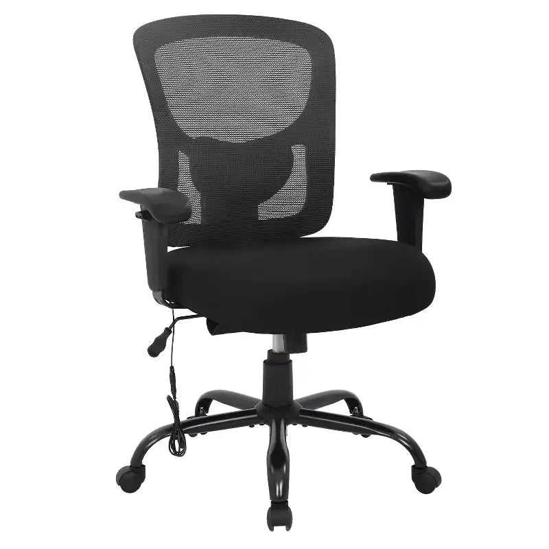 BestMassage Ergonomic Big and Tall Office Chair 400lbs Mesh Desk Chair for Heavy People