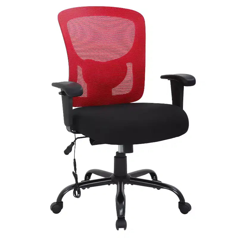 Chaise de bureau ergonomique grande taille 400 lbs, dossier maille, pour personnes fortes