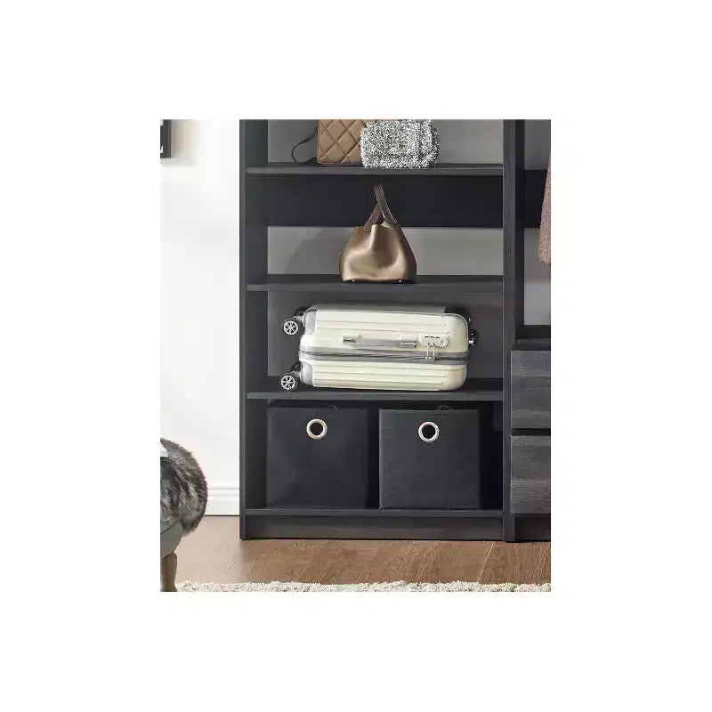 Système de rangement de dressing en bois indépendant