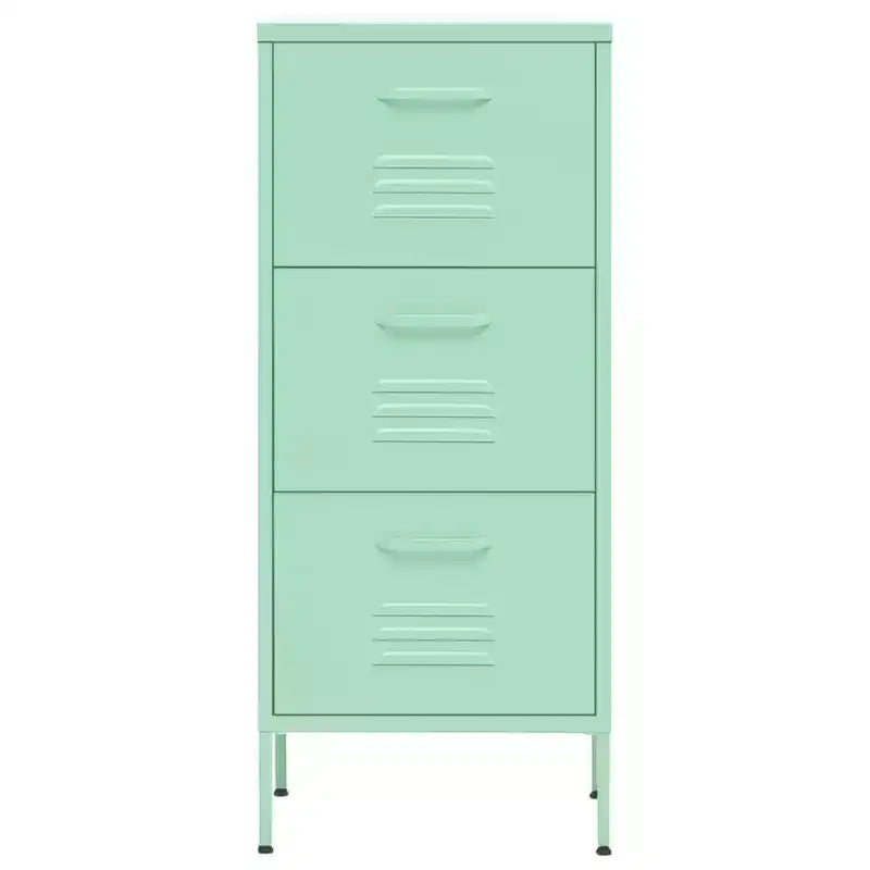 Armoire de rangement en acier bleu marine de taille moyenne avec pieds réglables - État neuf
