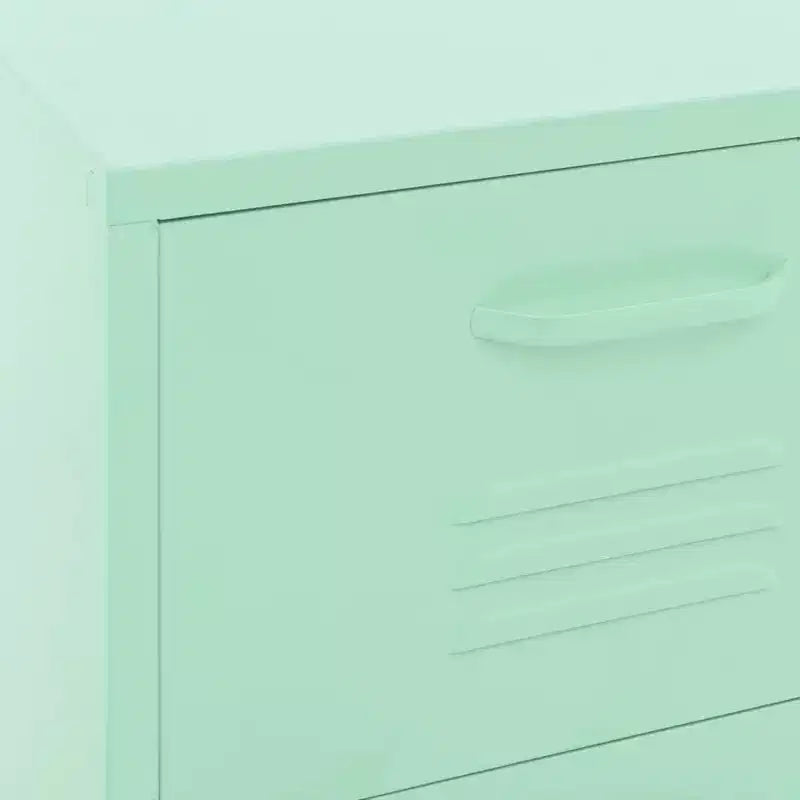Armoire de rangement en acier bleu marine de taille moyenne avec pieds réglables - État neuf