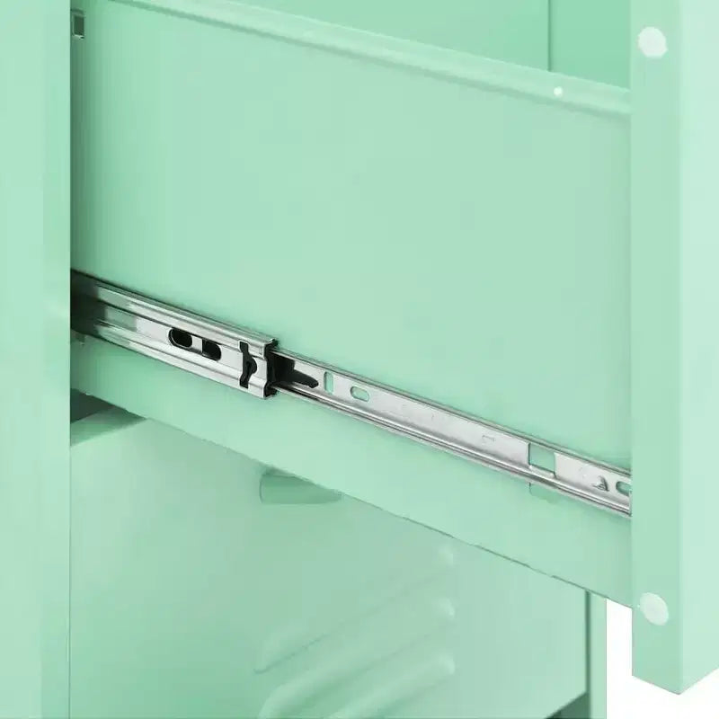 Armoire de rangement en acier bleu marine de taille moyenne avec pieds réglables - État neuf