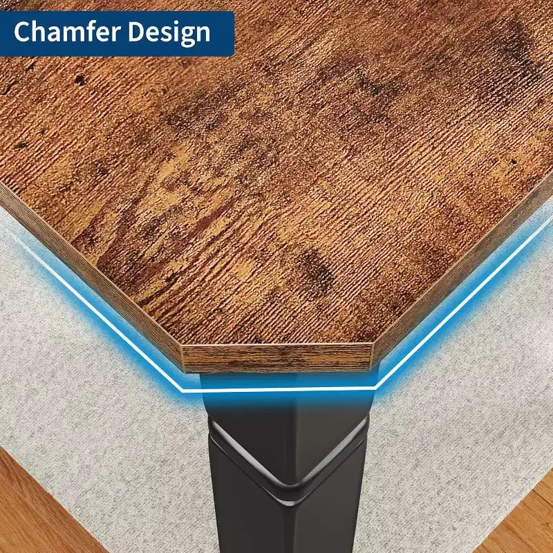 Table à manger de 200 cm pour 6 à 8 personnes - Table de cuisine industrielle