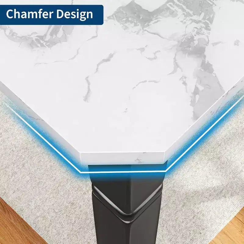 Table à manger de 200 cm pour 6 à 8 personnes - Table de cuisine industrielle
