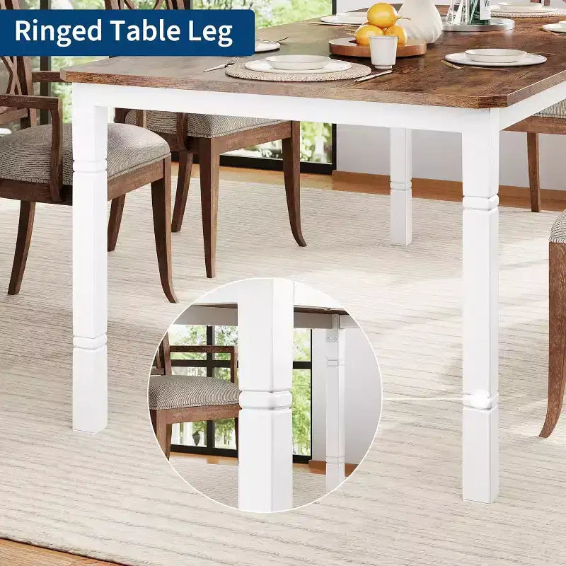 Table à manger de 200 cm pour 6 à 8 personnes - Table de cuisine industrielle