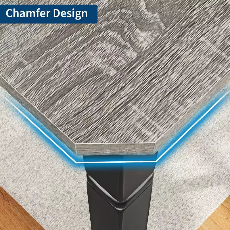 Table à manger de 200 cm pour 6 à 8 personnes - Table de cuisine industrielle