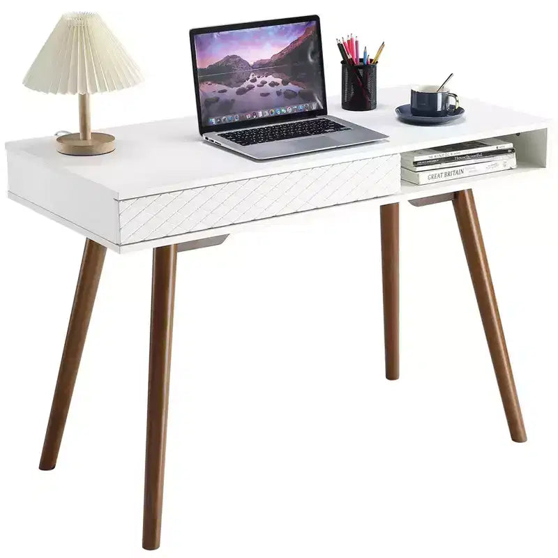 Bureau d'ordinateur 109 cm, Petite table d'écriture moderne et simple pour bureau