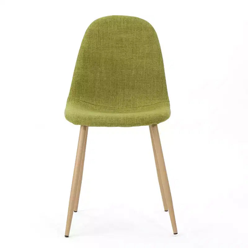 Chaises de salle à manger capitonnées en tissu de style Mid-Century Modern
