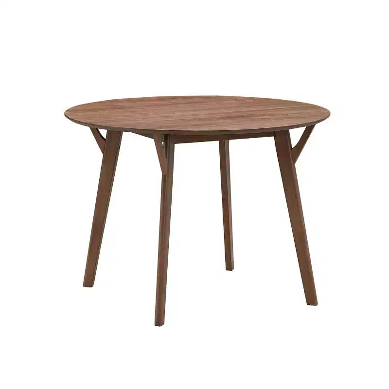 Table de salle à manger ronde en bois, table de cuisine pour 4 personnes pour salle à manger
