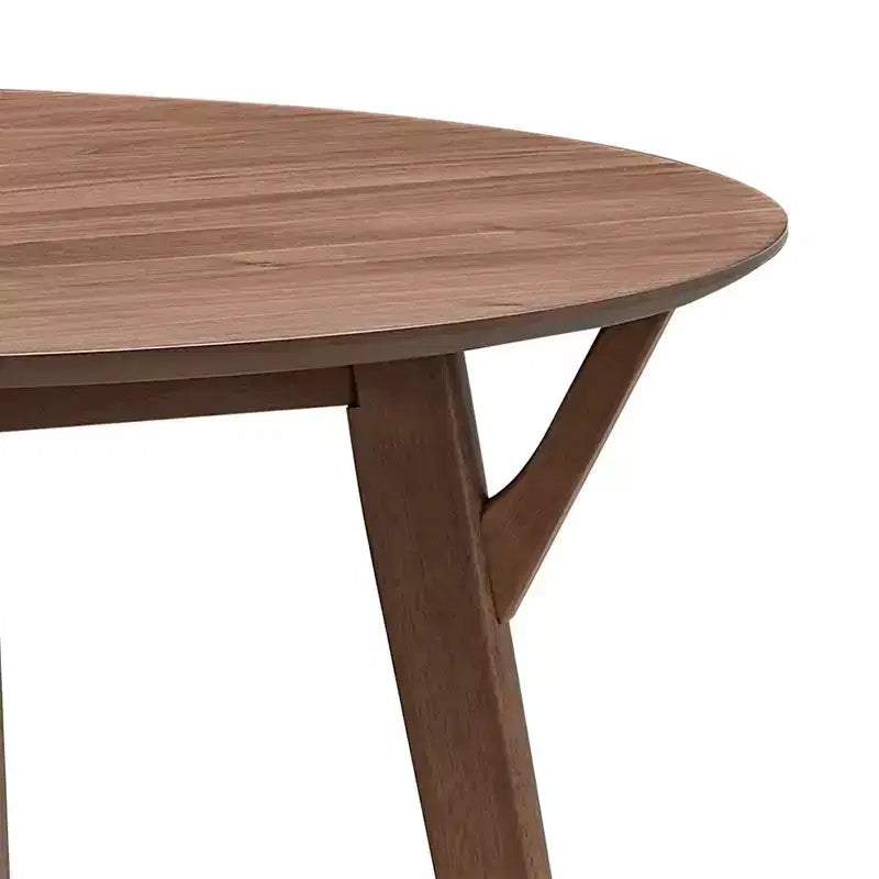 Table de salle à manger ronde en bois, table de cuisine pour 4 personnes pour salle à manger