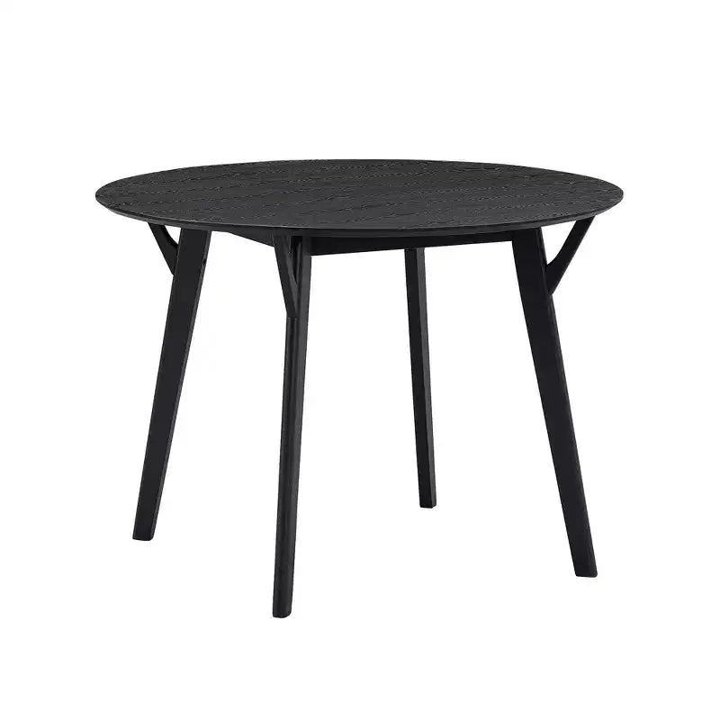Table de salle à manger ronde en bois, table de cuisine pour 4 personnes pour salle à manger