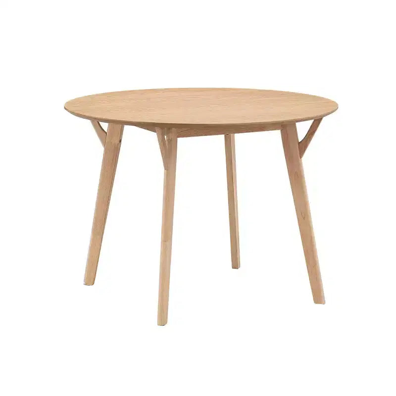 Table de salle à manger ronde en bois, table de cuisine pour 4 personnes pour salle à manger