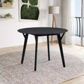 Okak 42 Round Wooden Dining Table Kitchen Table Dining Table for 4 for Dining Room