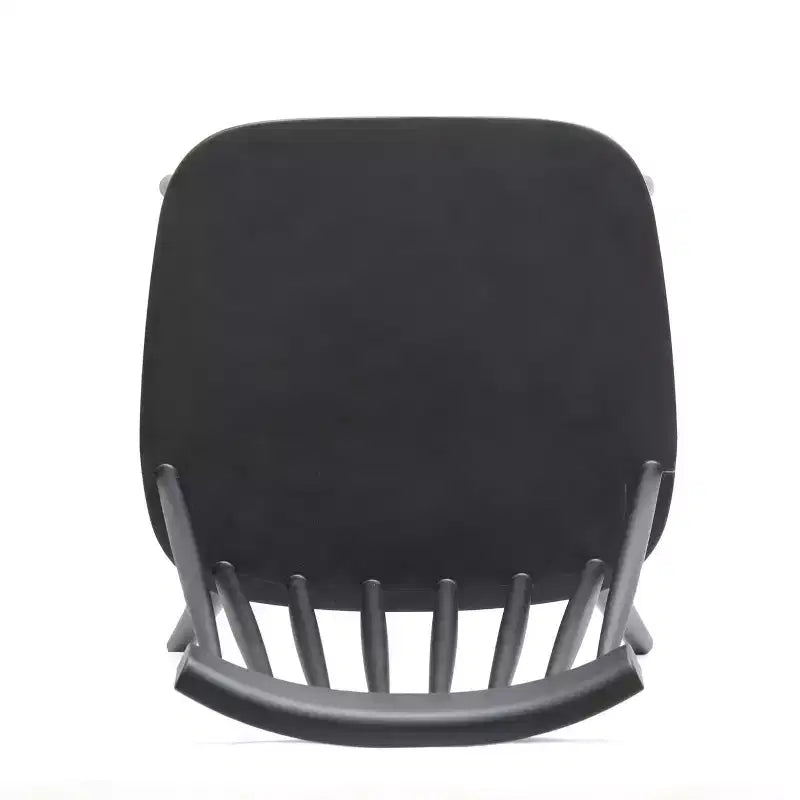 Chaises de salle à manger en plastique à dossier fuseau de style ferme