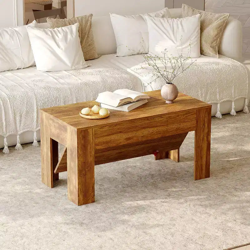 Table basse multifonctionnelle avec rangement dissimulé et fonctions tactiques