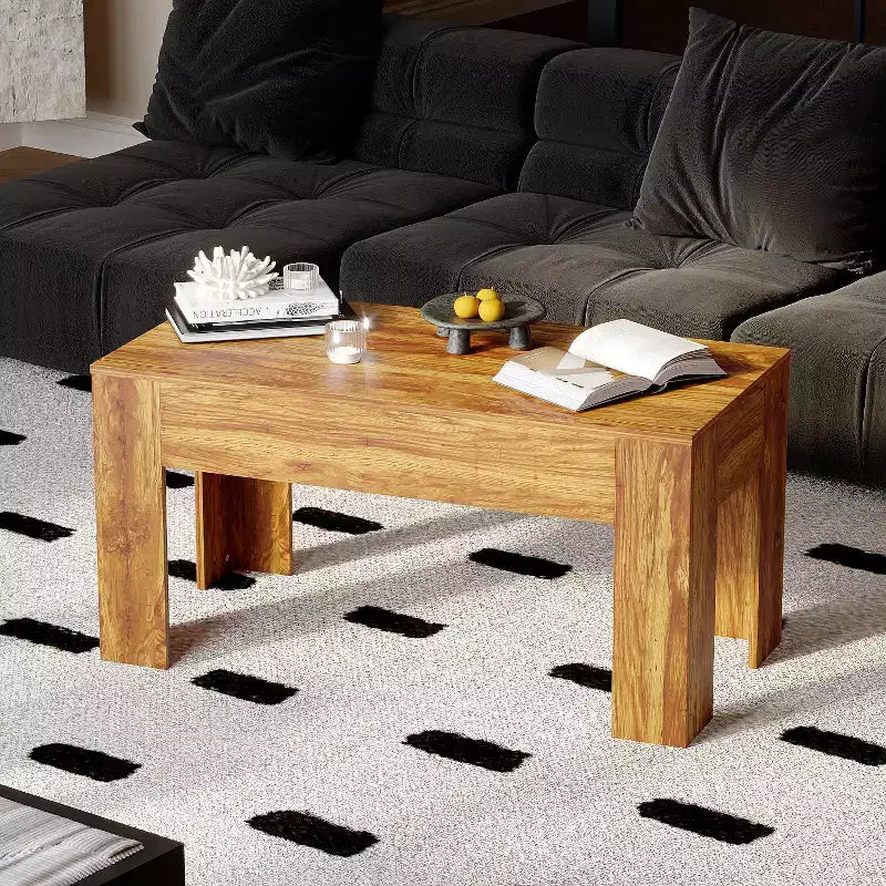 Table basse multifonctionnelle avec rangement dissimulé et fonctions tactiques