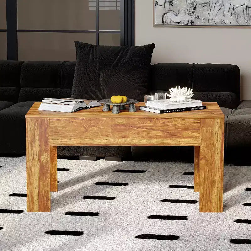 Table basse multifonctionnelle avec rangement dissimulé et fonctions tactiques