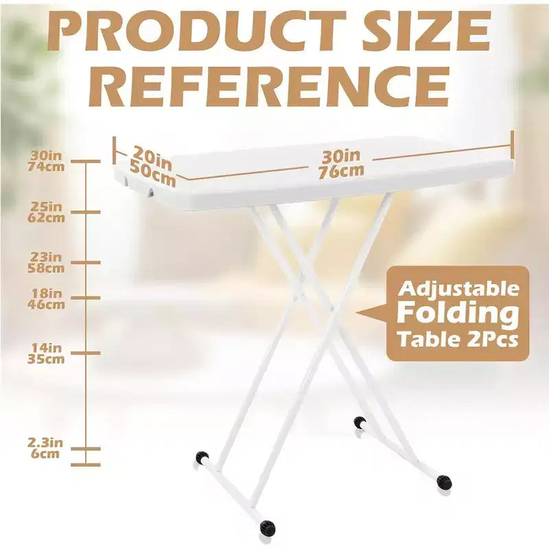 Petite table de camping pliable individuelle, bureau pliable léger et portable
