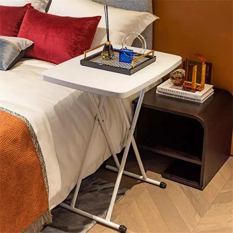 Petite table de camping pliable individuelle, bureau pliable léger et portable