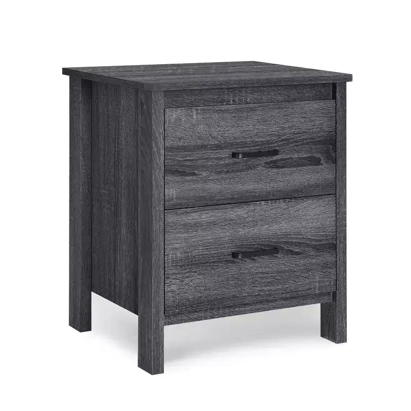 Tables de chevet contemporaines en bois à 2 tiroirs